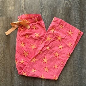 old navy women’s pink starfish printed pajama pants, extra small